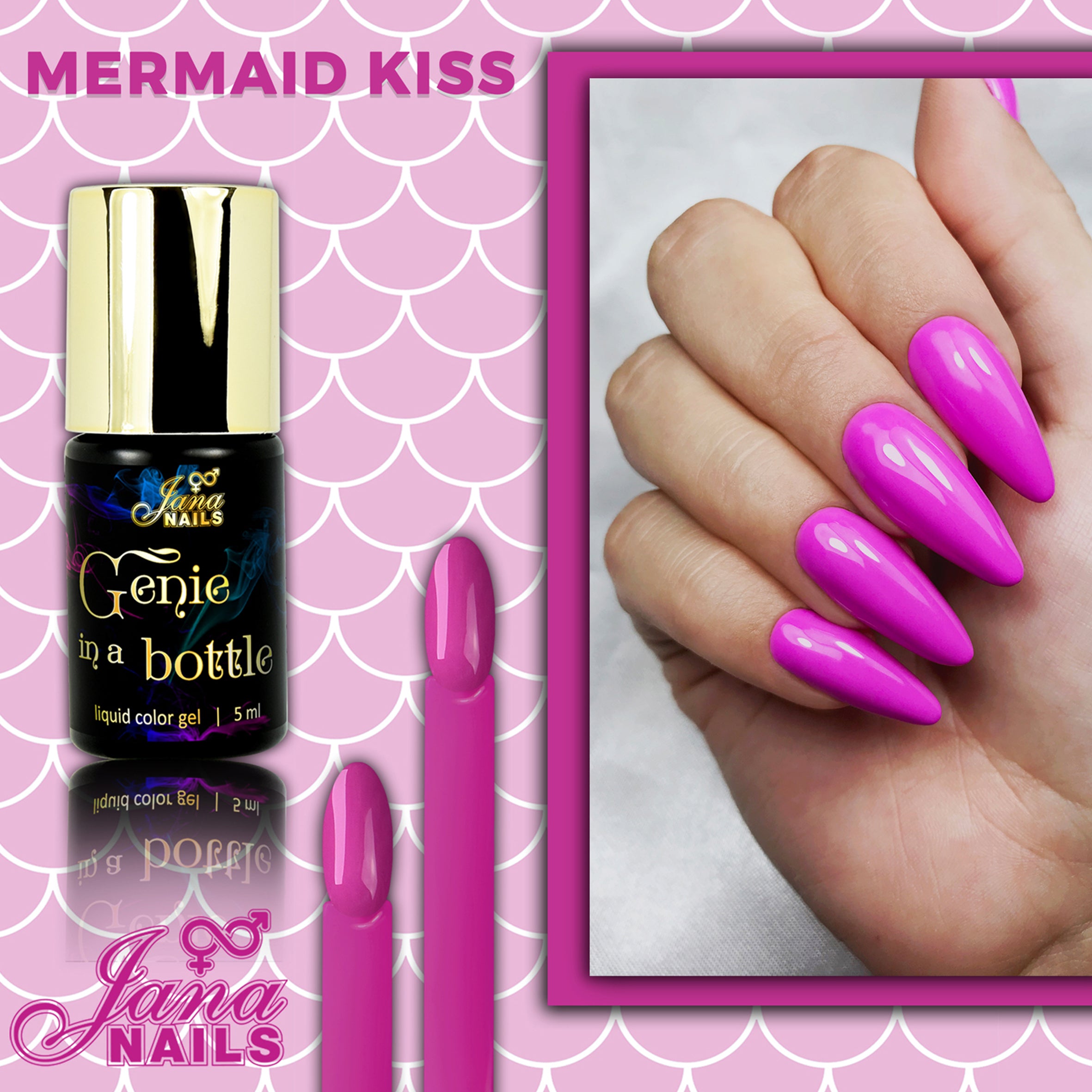 Genie in a Bottle "Mermaid Kiss" - 5ml / "Summer Vibes Collection"