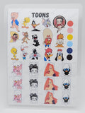 DIY Sticker Board - Toons