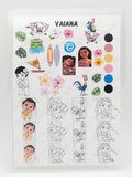 DIY Sticker Board - Vaiana