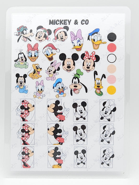 DIY Sticker Board - Mickey & Co