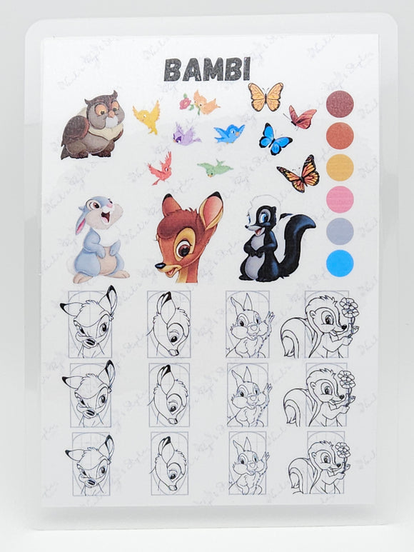 DIY Sticker Board - Bambi