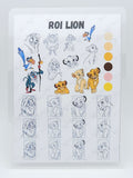 DIY Sticker Board - Roi Lion