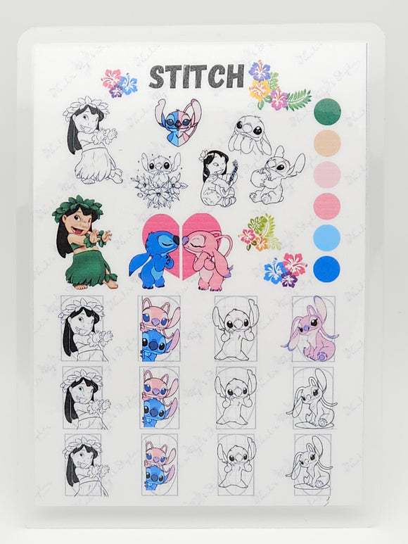 DIY Sticker Board - Stitch