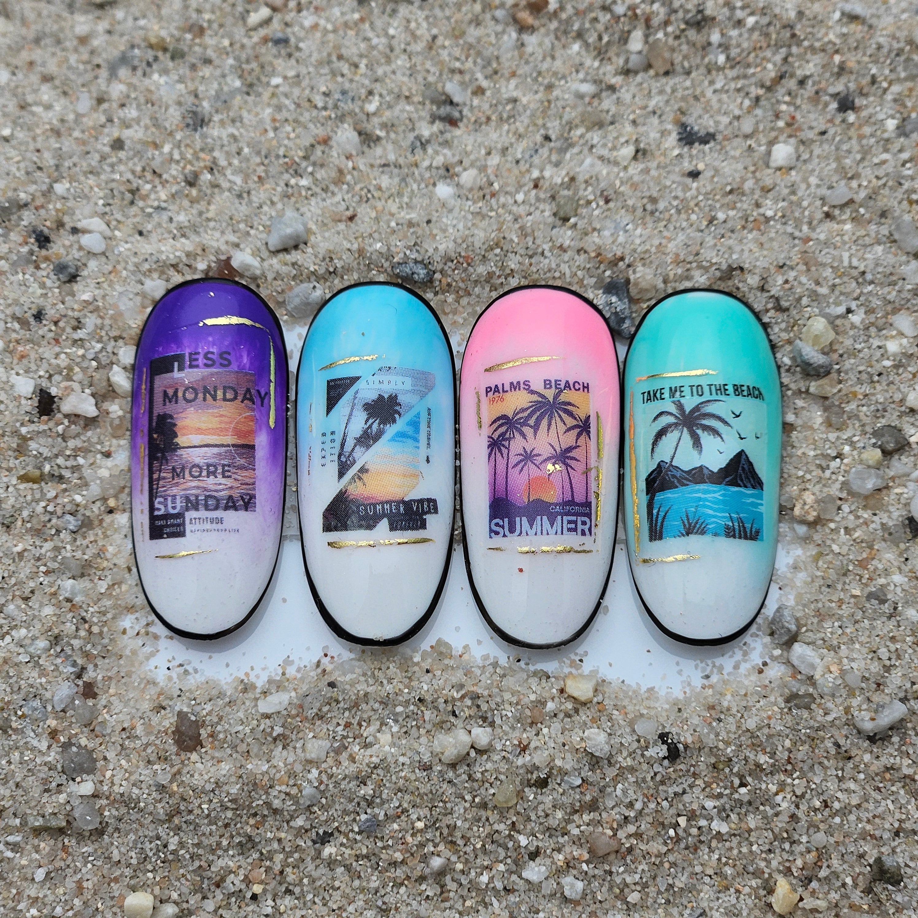 Nail Stickers - Summer No2