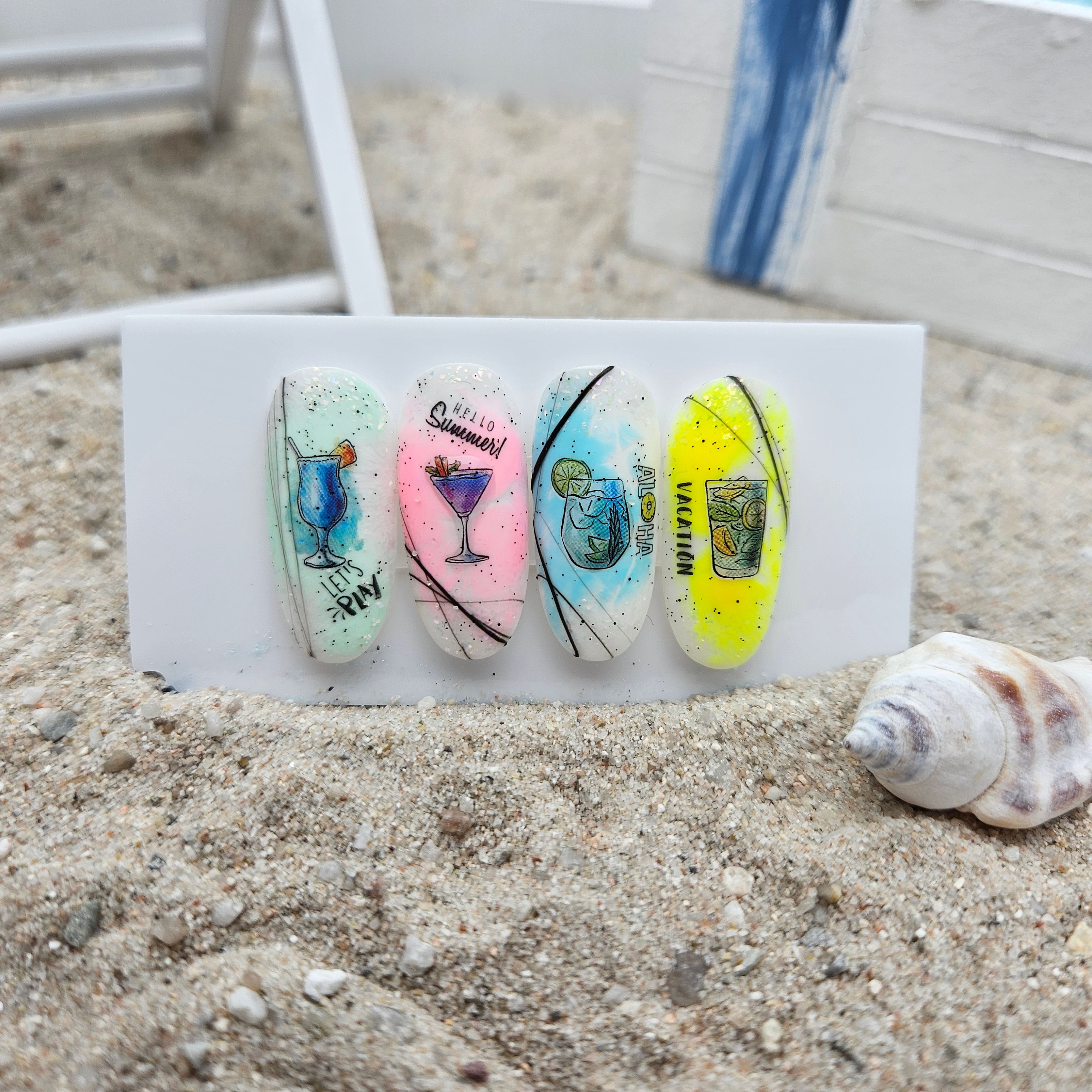 Nail Stickers - Summer No3