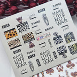 Nail Stickers - Stay Wild No1