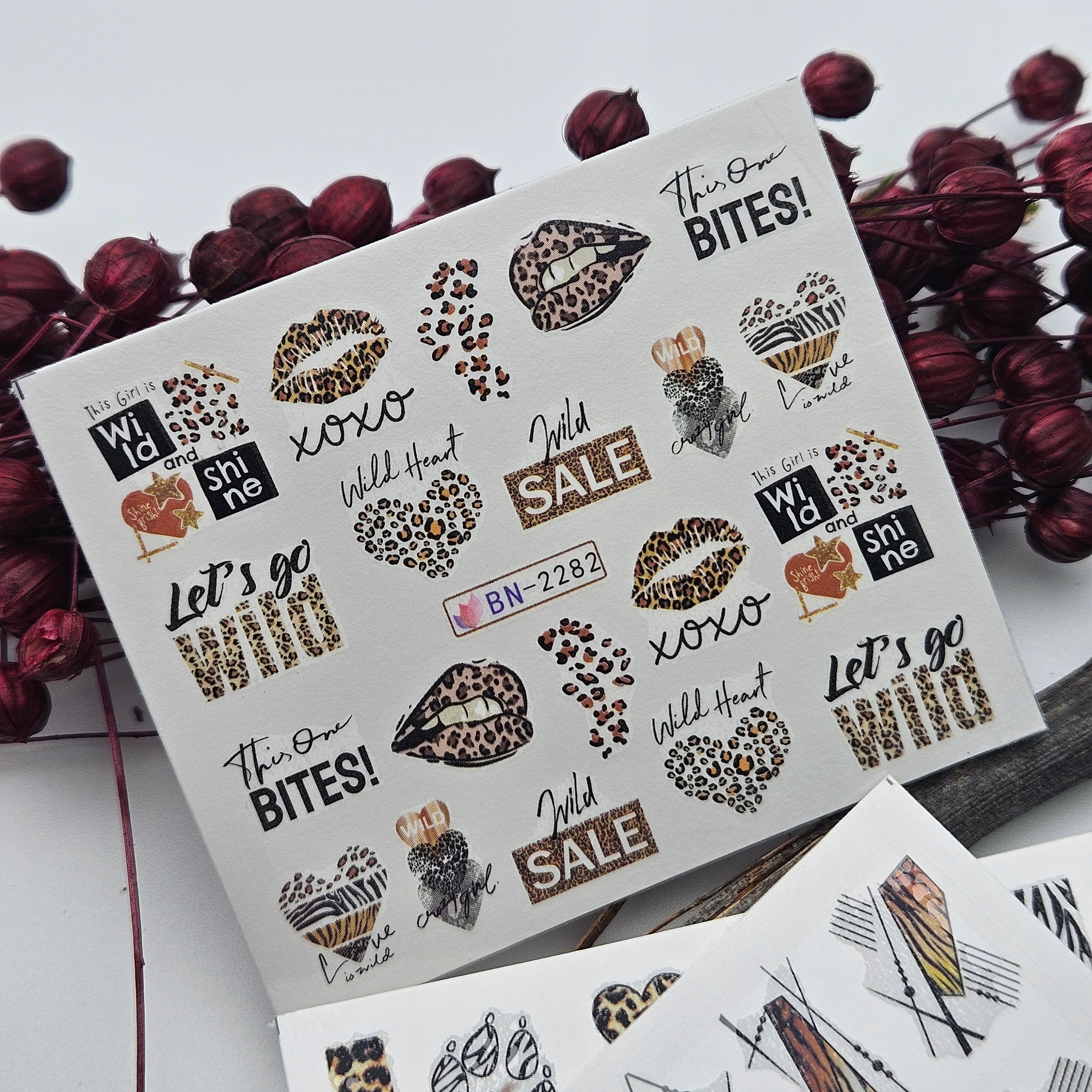 Nail Stickers - Stay Wild No2