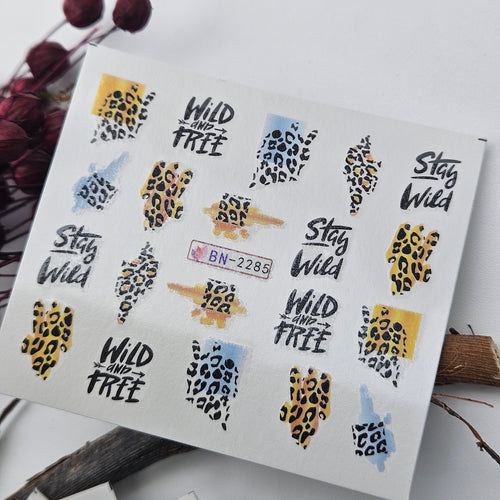Nail Stickers - Stay Wild No2
