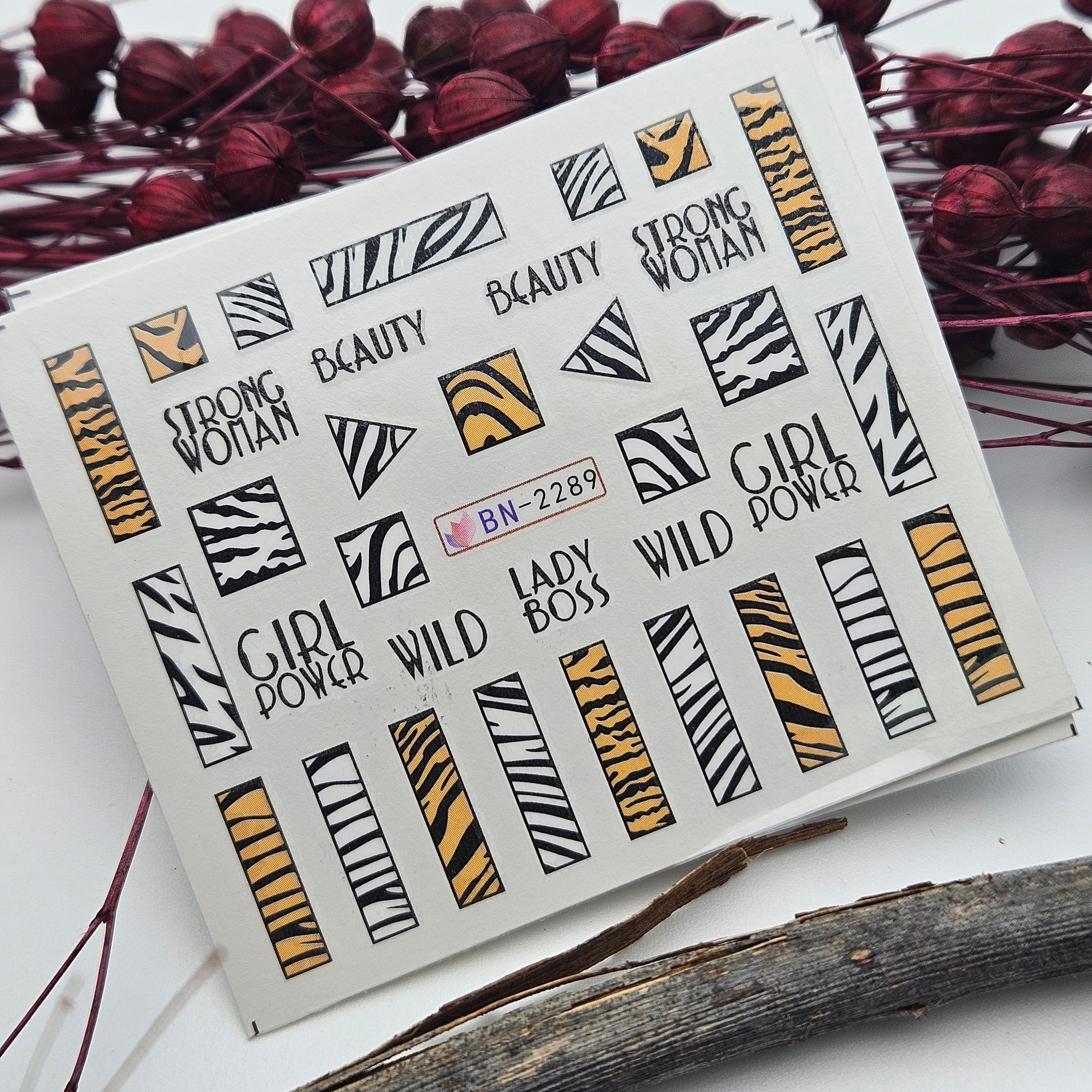 Nail Stickers - Stay Wild No2