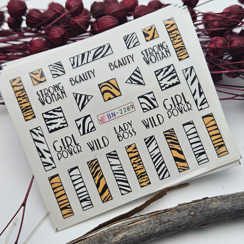 Nail Stickers - Stay Wild No2