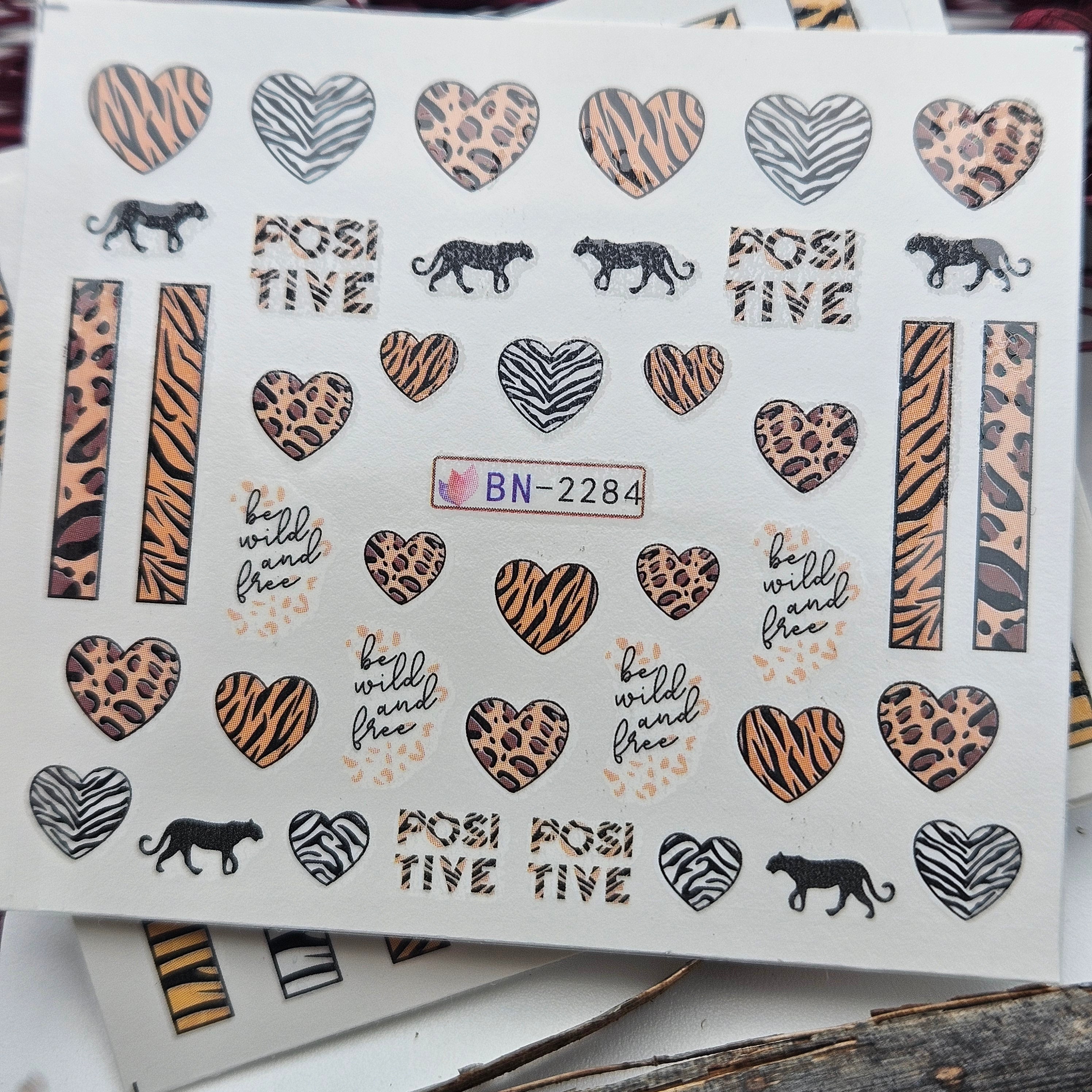 Nail Stickers - Stay Wild No2