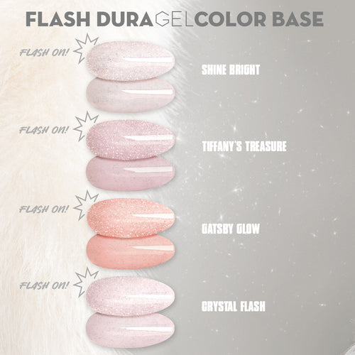 Flash Duragel color base Crystal Flash - 10ml