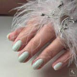"Glitzy Silver Diamond" Top Coat