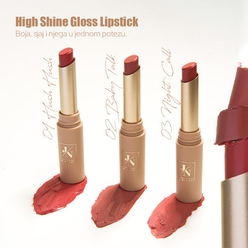 Silky glossy lipstick - 01 Hush Hush 6 g