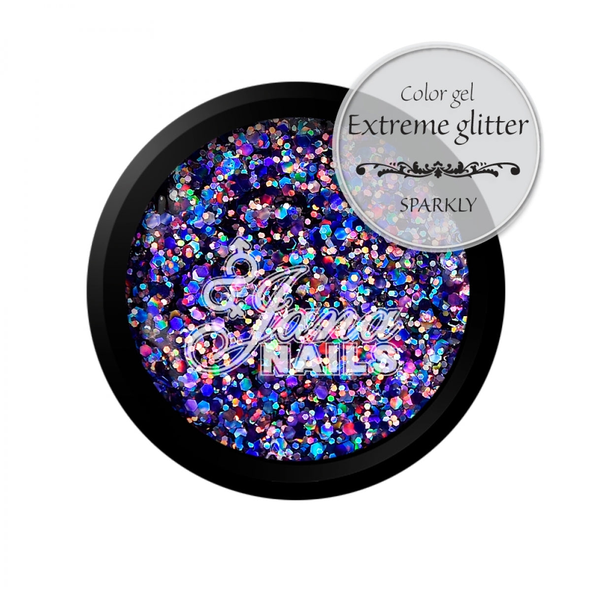 Color Gel Extreme Glitter - Sparkly - 5ml
