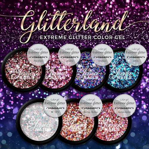 Color Gel Extreme Glitter - Frosty - 5ml