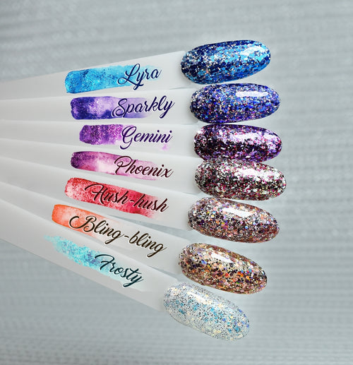 Color Gel Extreme Glitter - Sparkly - 5ml
