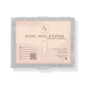 Dual nail form - Almond medium 120 pcs