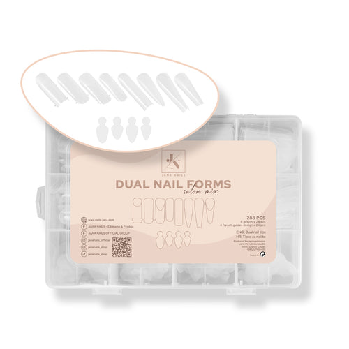 Dual nail form - Big Salon Mix 288 pcs