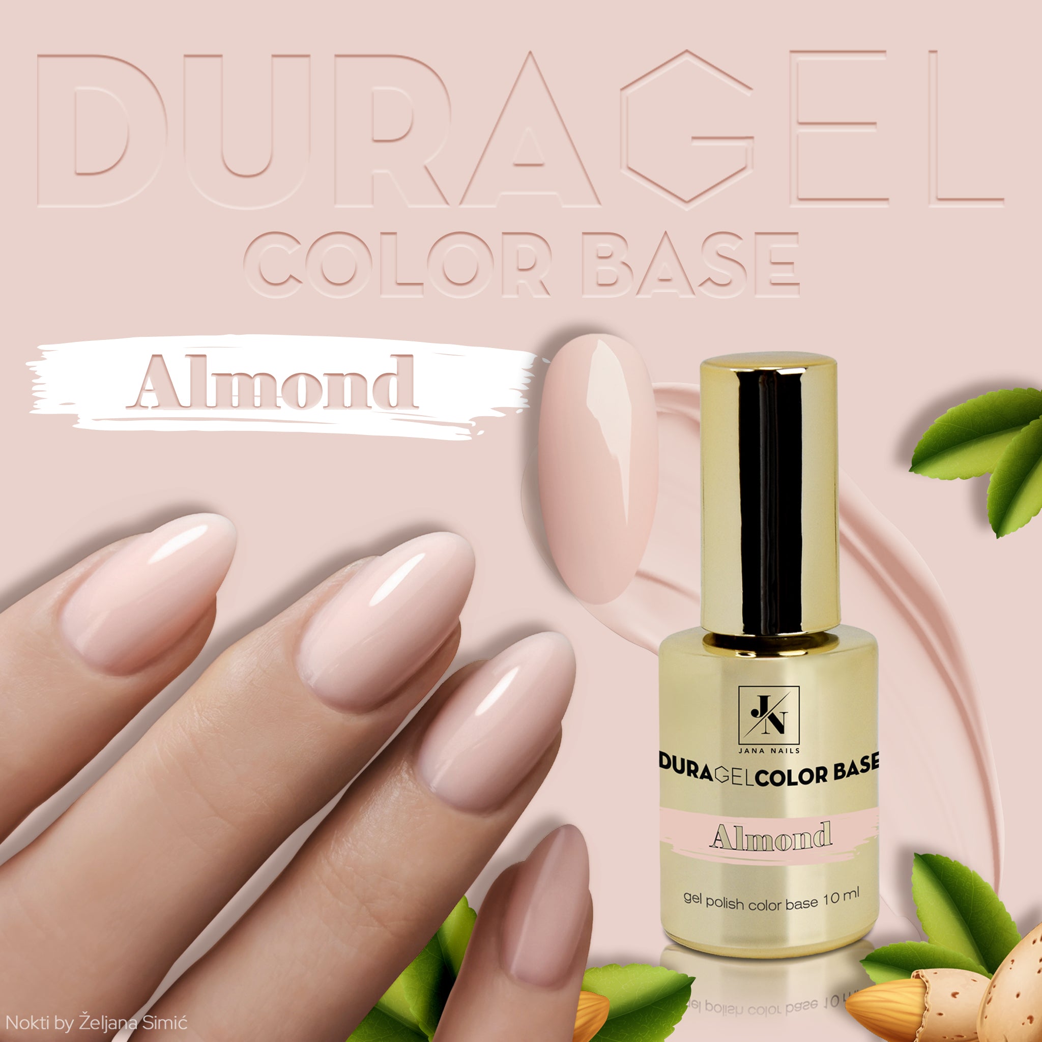 Duragel Color Base - "Almond" - 10ml