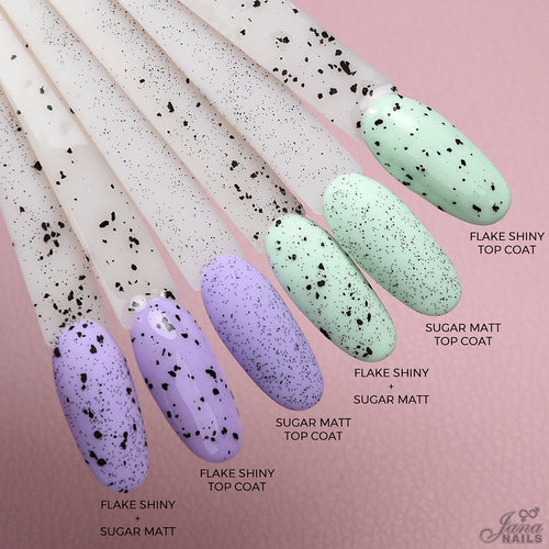 "Flake" Top Coat / Shiny - 10ml