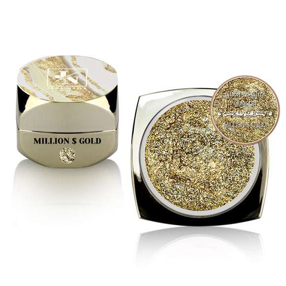 Glam & Glitz Color Gel „Million $ gold“ - 5g