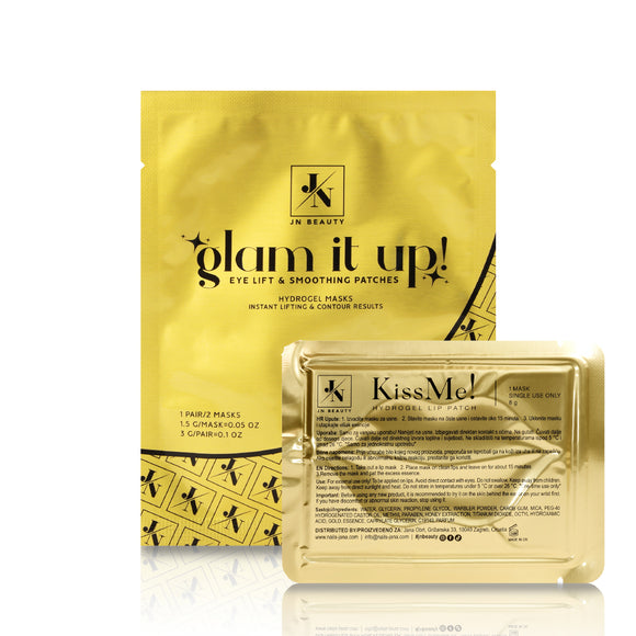XMAS SET Glam it up! - patch eye mask & KissMe! Hydrogel Lip Patch