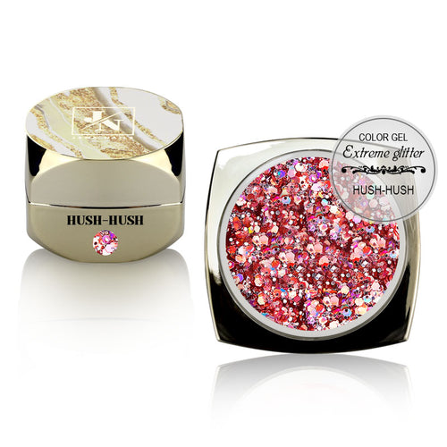 Color gel Extreme Glitter - Hush Hush - 5 g