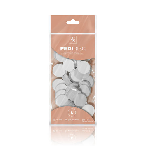 PediDisc disposable discs L #240 grit sponge buffer - 50 pcs