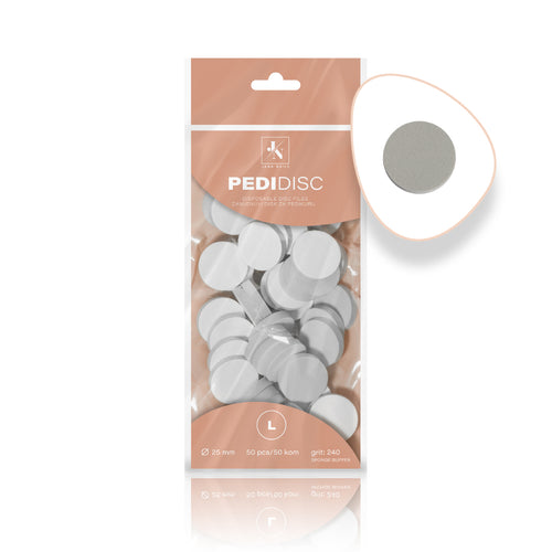 PediDisc disposable discs L #240 grit sponge buffer - 50 pcs
