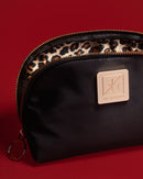 JN Beauty Everyday Leo Makeup Bag mit Leo-Innenfutter und Reißverschluss