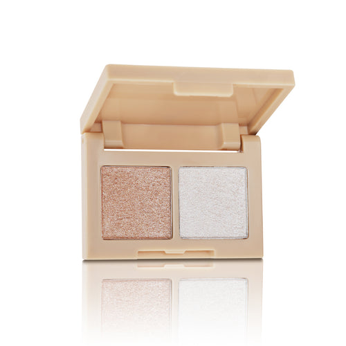 Lumière Duo Mini Highlighter Palette mit zwei Farbtönen von JN Beauty