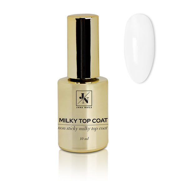 Milky top coat - non sticky 10 ml