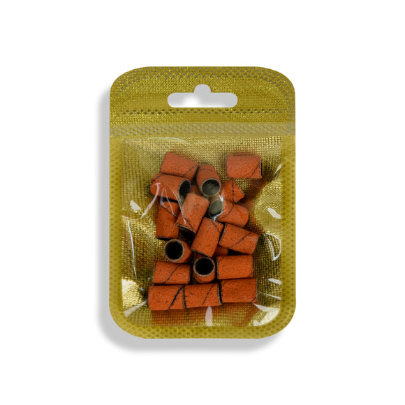 Schleifkappen Neonorange #120 gritt - 20 pcs