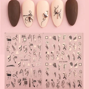 Nail Stickers - Roségold No1