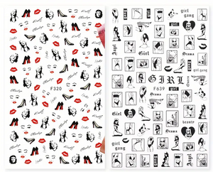 Nail Stickers - Valentine No4