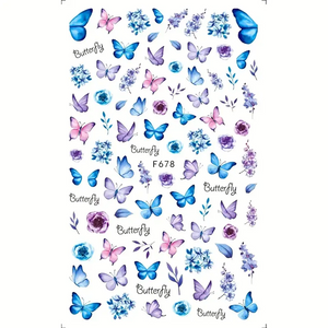 Nail Stickers - Butterfly No1