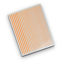 Nail Stickers Neon Orange