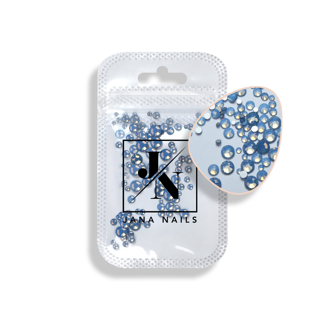 Opal Blue diamonds mix size 100 pcs