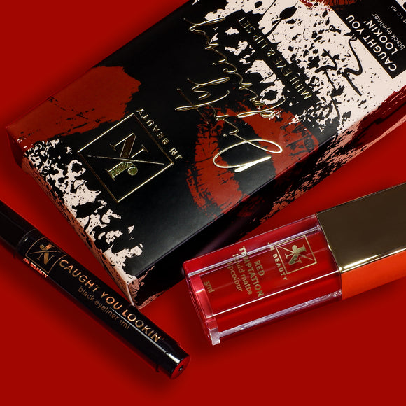 XMAS SET Dirty dancing-mini eye /lip set & JN Mini Notebook