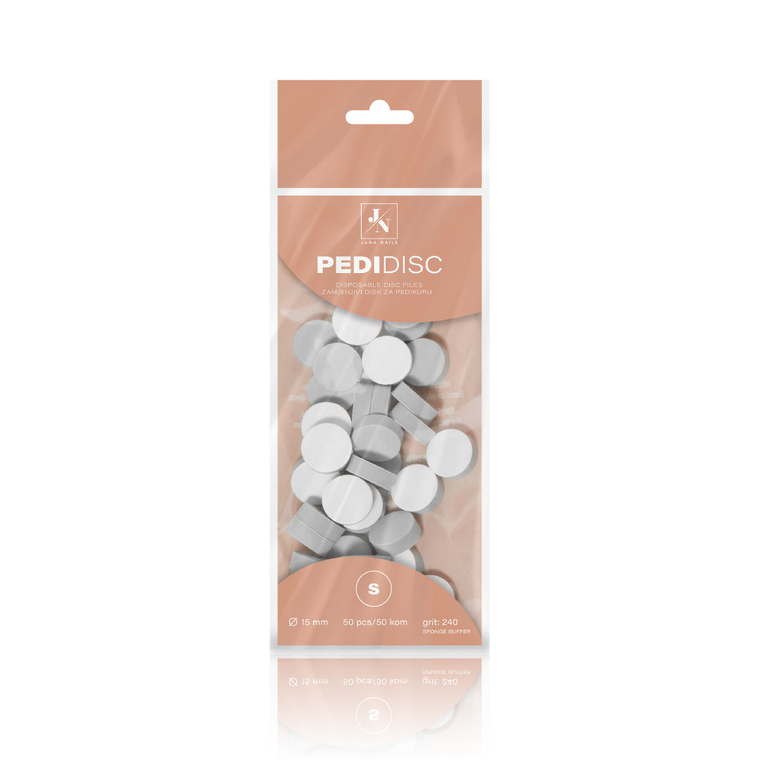 PediDisc disposable discs S #240 grit sponge buffer - 50 pcs