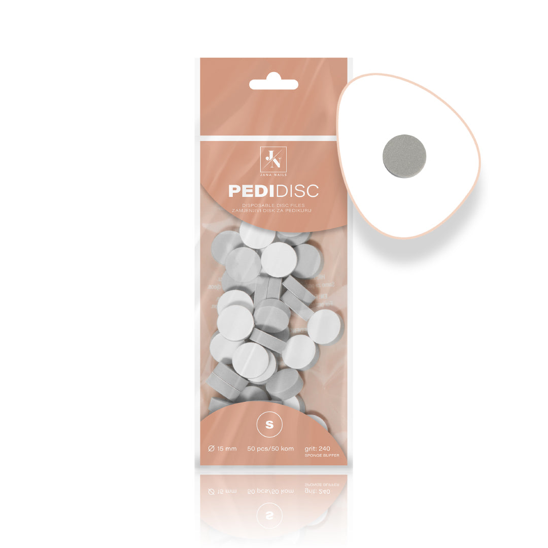 PediDisc disposable discs S #240 grit sponge buffer - 50 pcs