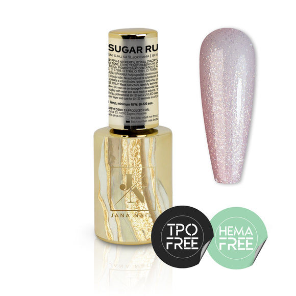 Sugar Rush Pinky Shimmer Top Coat- 10ml