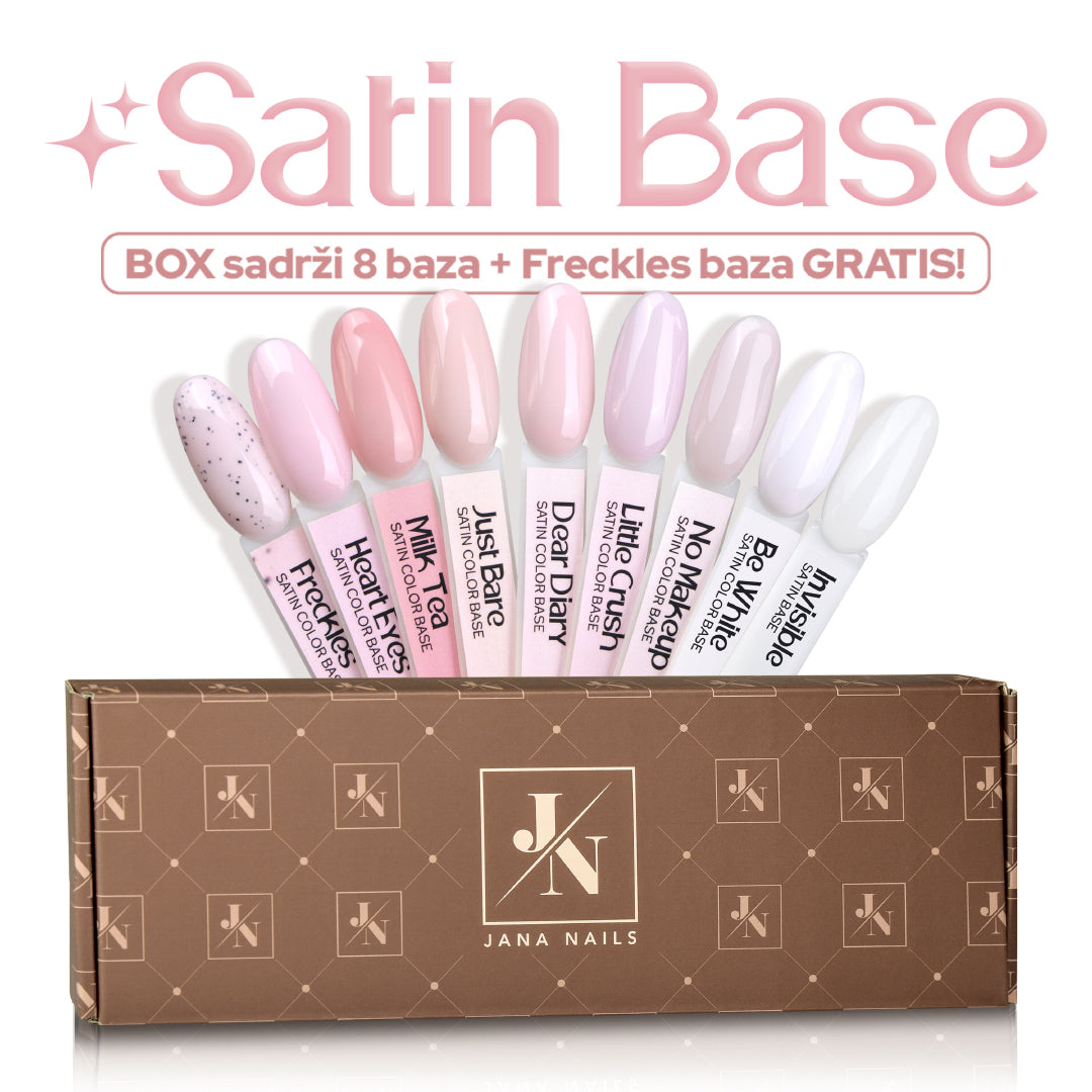 Colored Top Coat Box - 5 pcs + 1 Top Coat GRATIS