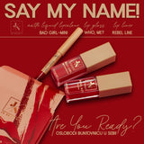 XMAS SET Say My Name! - mini make up red set & $LASH! - volume & curl mascara 8ml