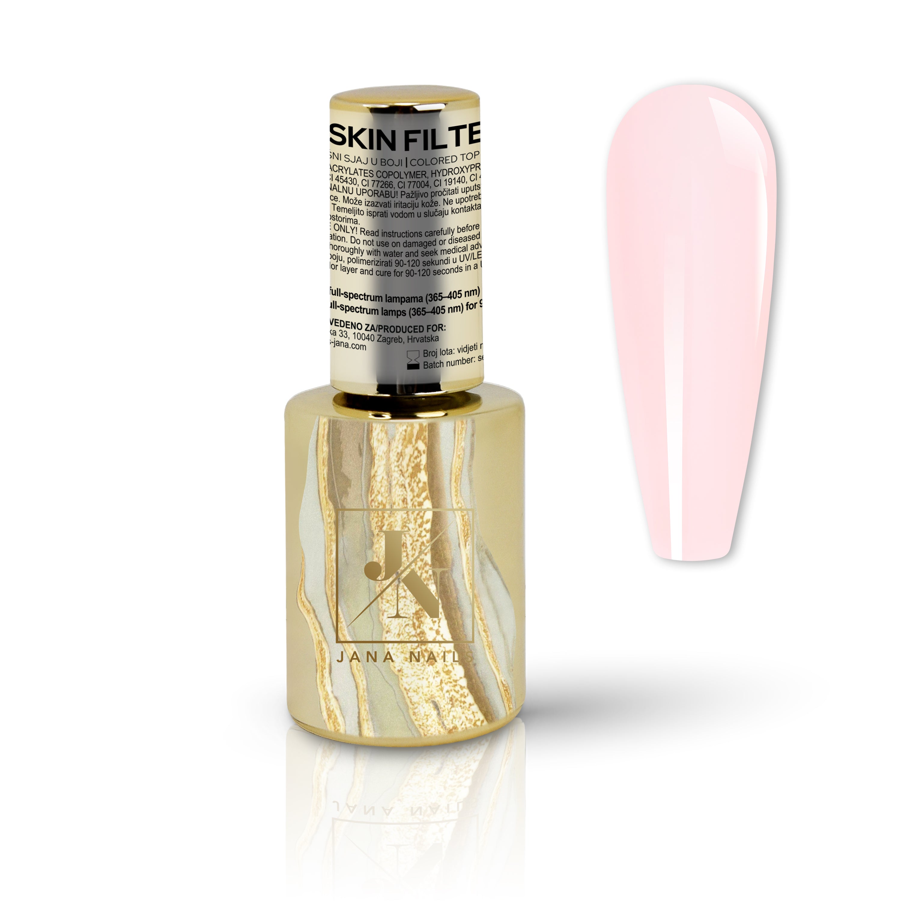Colored Top Coat Box - 5 pcs + 1 Top Coat GRATIS