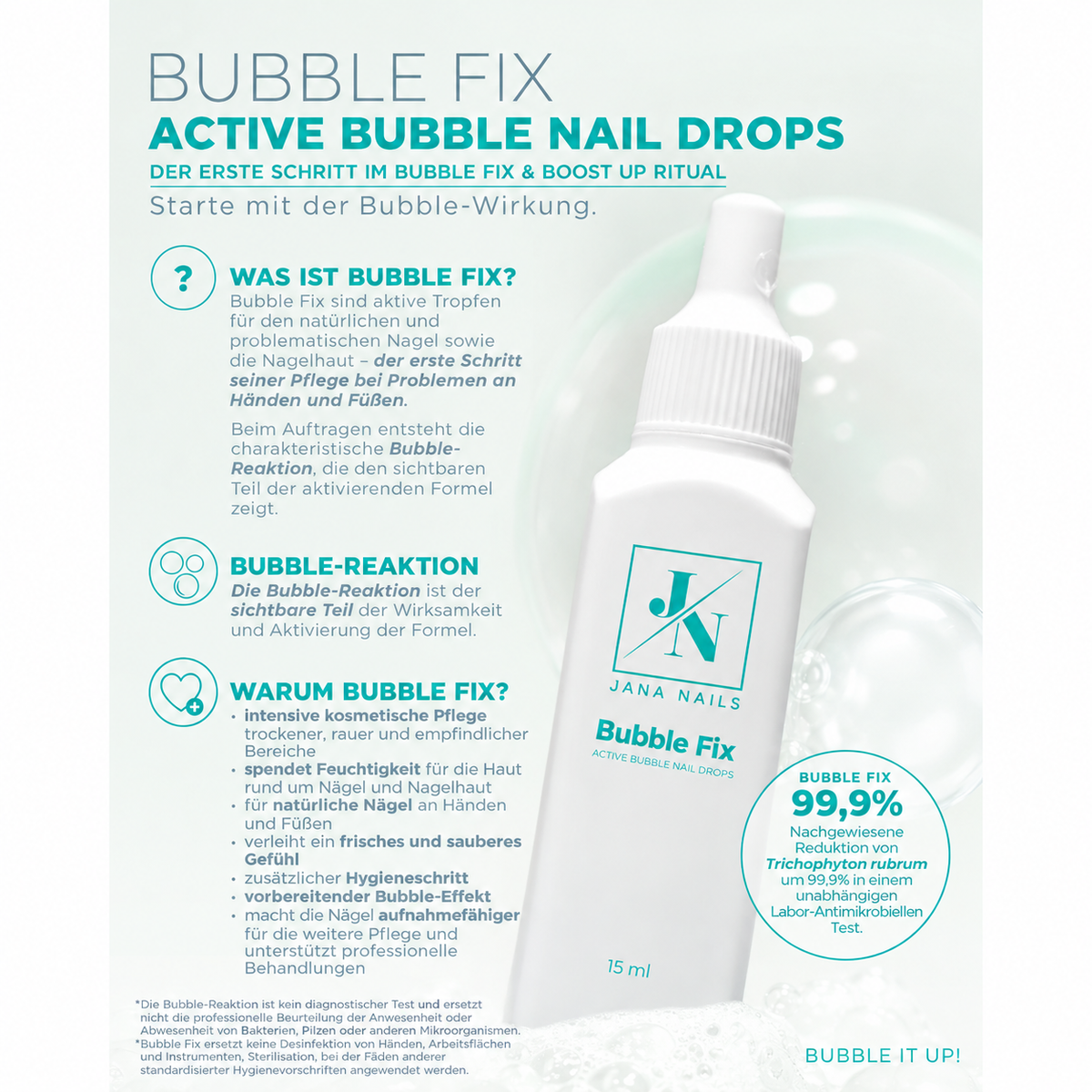 Bubble Fix active bubble nail drops 15 ml