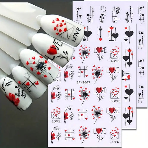 Nail Stickers - Valentine No5