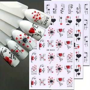 Nail Stickers - Valentine No5