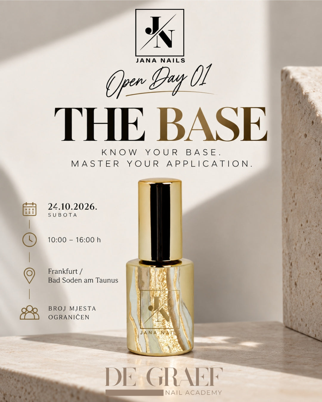 THE BASE – Jana Nails Open Day | 24.10.2026